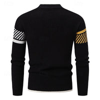 Cormac | Textured Colour-Block Sweater